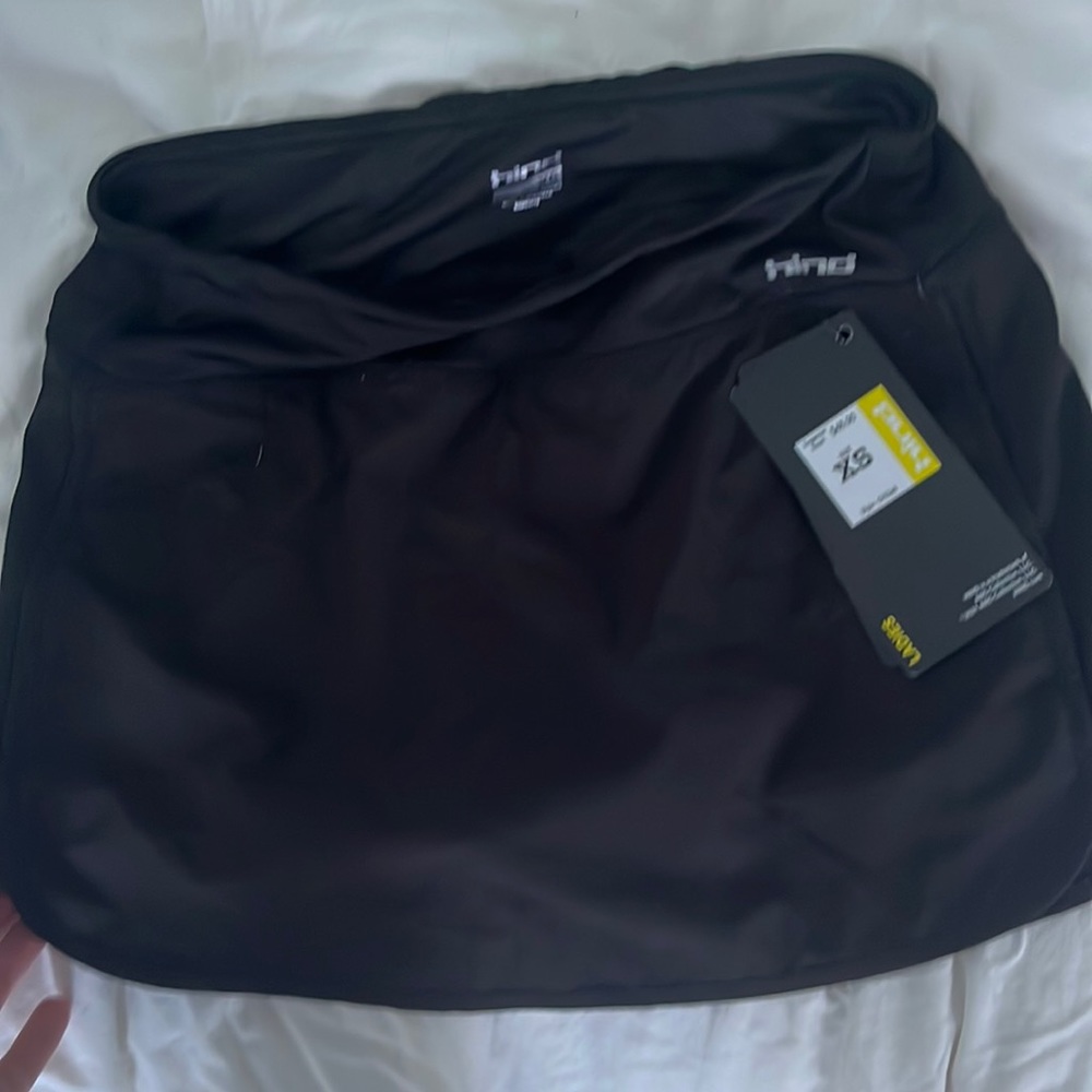 Black tennis skirt